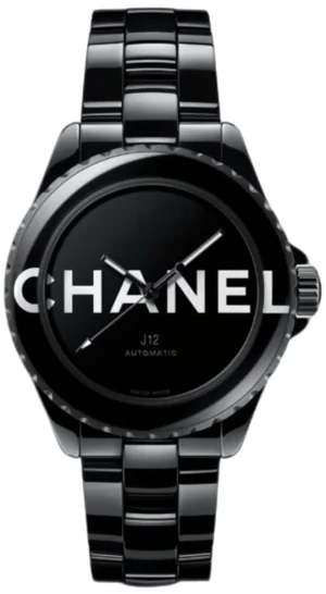J12 Wanted De Chanel Limited Edition Automatic Black Dial Ceramic Women's Watch H7418