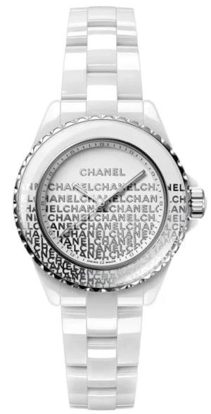 J12 Wanted De Chanel Limited Edition White Dial Ceramic Women's Watch H7419