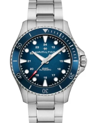 Khaki Navy Scuba Auto Blue Dial Steel Men's Watch H82505140