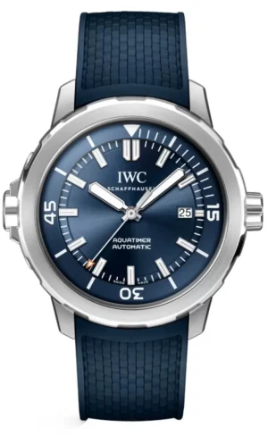 Aquatimer Automatic Blue Dial Rubber Strap Men's Watch IW328801