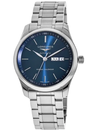 Master Collection Automatic 40mm Blue Dial Stainless Steel Men's Watch L2.910.4.92.6