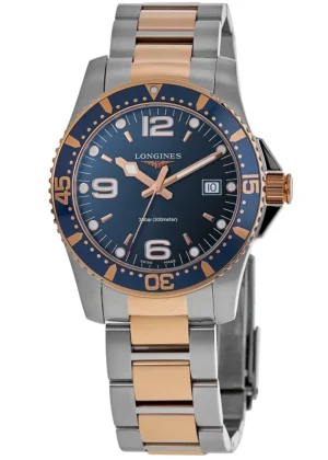 HydroConquest Quartz 41mm Blue Dial Two Tone Steel Men's Watch L3.740.3.98.7