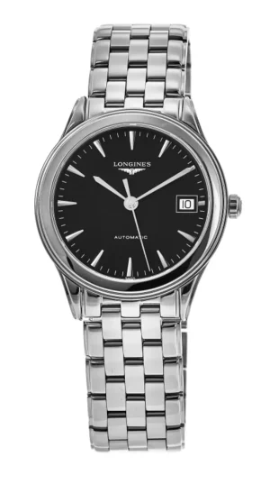 Flagship Automatic Black Dial Steel Unisex Watch L4.774.4.52.6