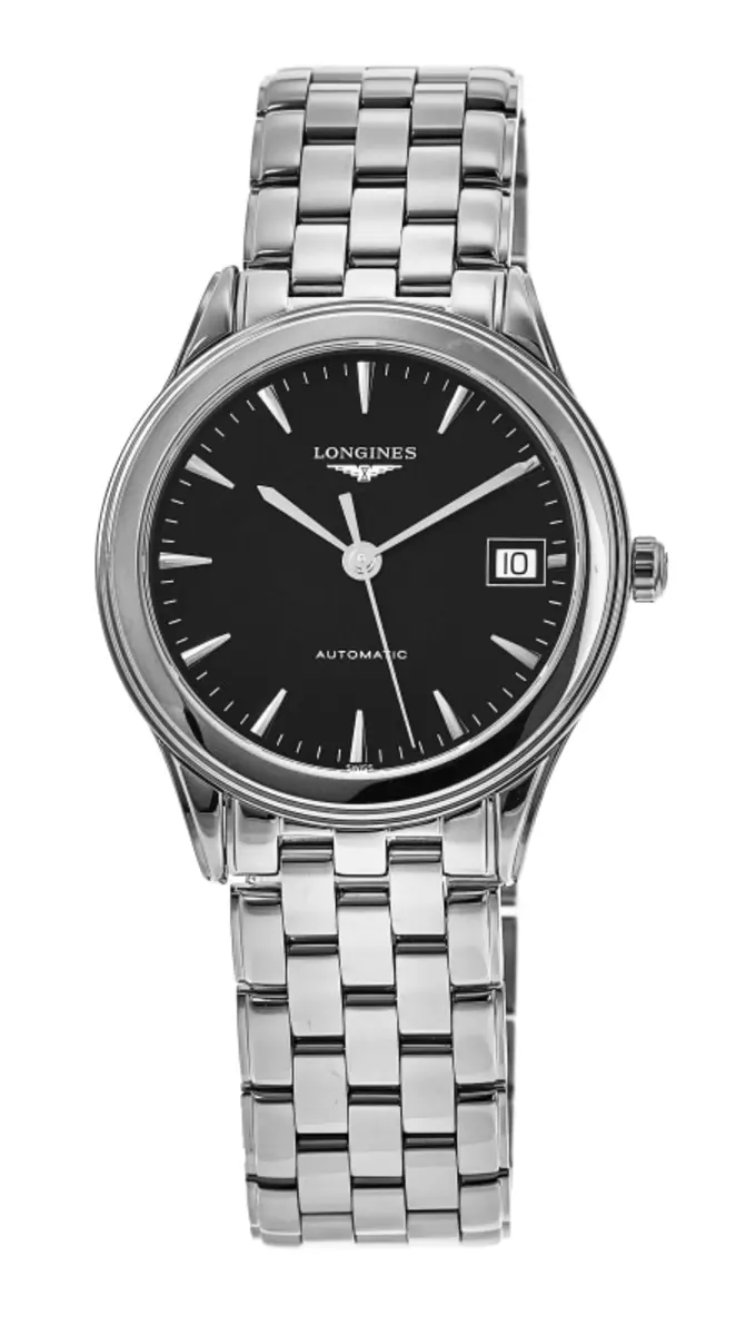 Flagship Automatic Black Dial Steel Unisex Watch L4.774.4.52.6
