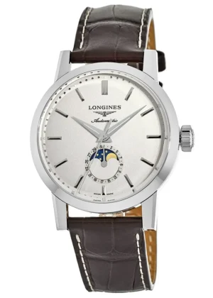 Heritage 1832 Automatic Beige Dial Leather Strap Men's Watch L4.826.4.92.2