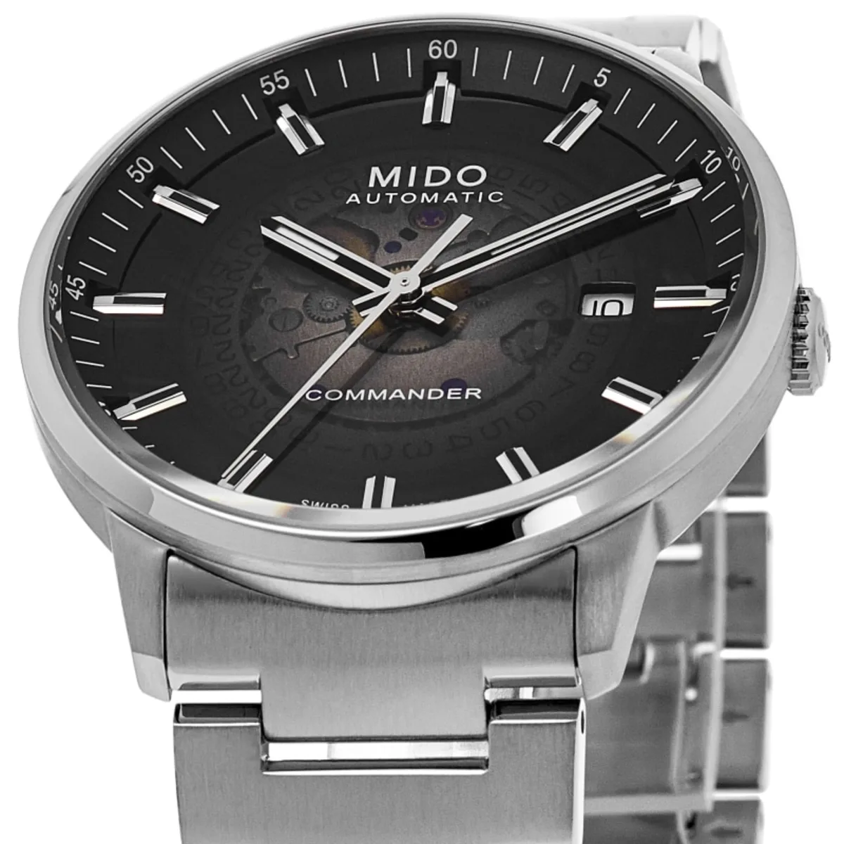 Commander Gradient Automatic Black Dial Steel Men's Watch M021.407.11.411.00 - Image 2