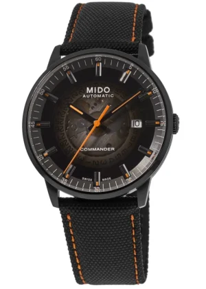 Commander Gradient Black Dial Fabric Strap Men's Watch M021.407.37.411.00