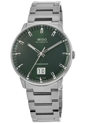 Commander Big Date Green Dial Steel Men's Watch M021.626.11.091.00