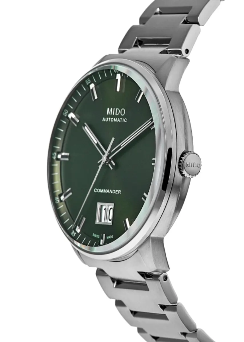 Commander Big Date Green Dial Steel Men's Watch M021.626.11.091.00 - Image 3