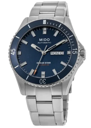 Ocean Star 200 Blue Dial Steel Men's Watch M026.430.11.041.00