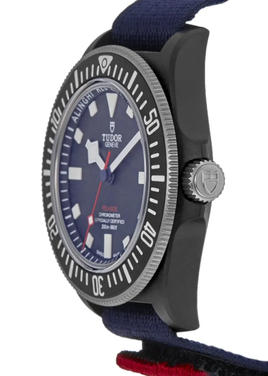 Pelagos FXD "Alinghi Red Bull Racing Edition" Blue Dial Fabric Strap Men's Watch M25707KN-0001 - Image 3