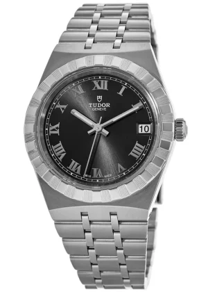 Royal Black Dial Stainless Steel Unisex Watch M28500-0003