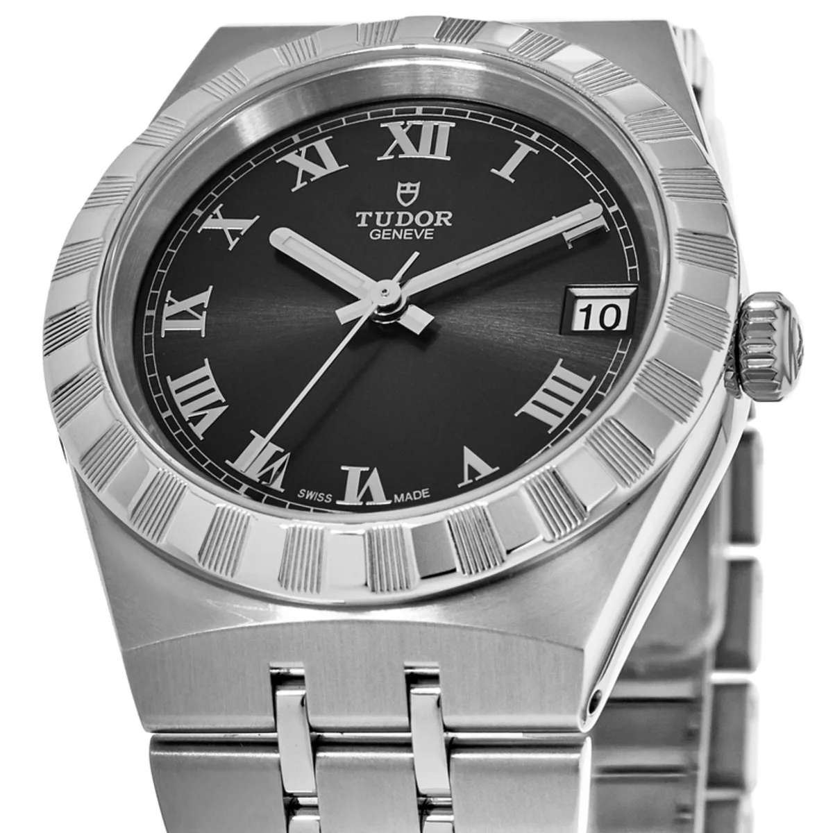 Royal Black Dial Stainless Steel Unisex Watch M28500-0003 - Image 2
