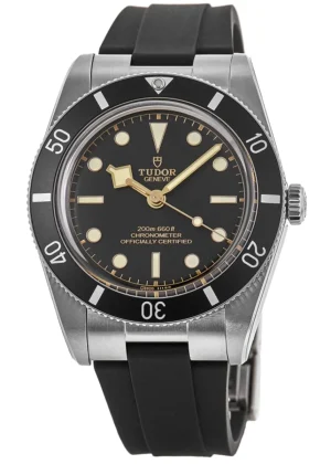 Black Bay 54 Automatic Black Dial Rubber Strap Men's Watch M79000N-0002