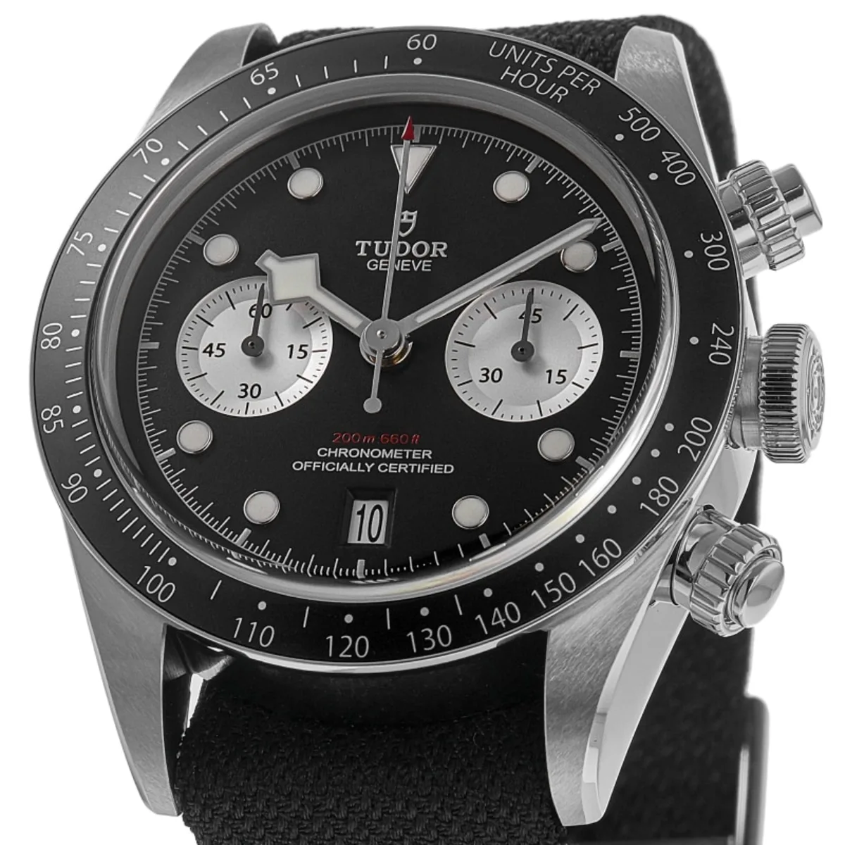 Black Bay Chrono Automatic Black Dial Steel Men's Watch M79360N-0007 - Image 2