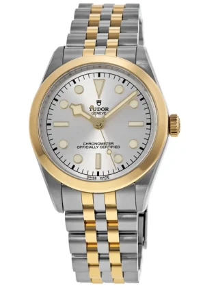 Black Bay 36 Automatic Silver Dial Steel and Gold Women's Watch M79643-0002