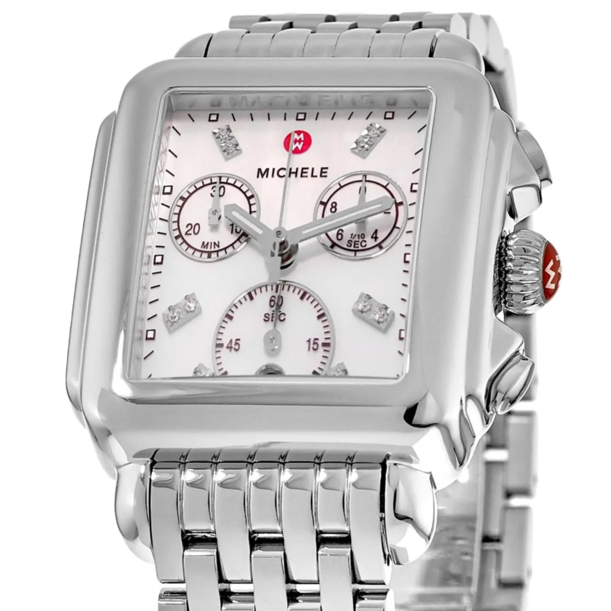 Deco Diamond Mother of Pearl Dal Steel Women's Watch MWW06A000778 - Image 2