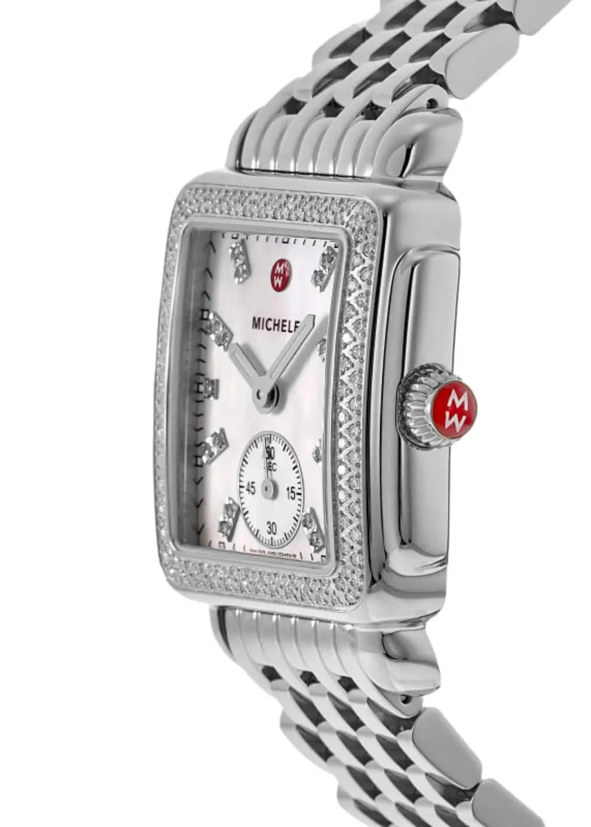 Deco Mid Diamonds Stainless Steel Women's Watch MWW06V000122 - Image 3