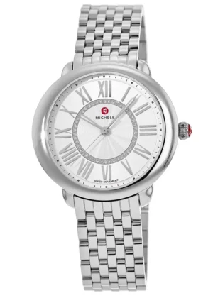 Serein Mid Stainless Steel Diamond Dial Women's Watch MWW21B000147