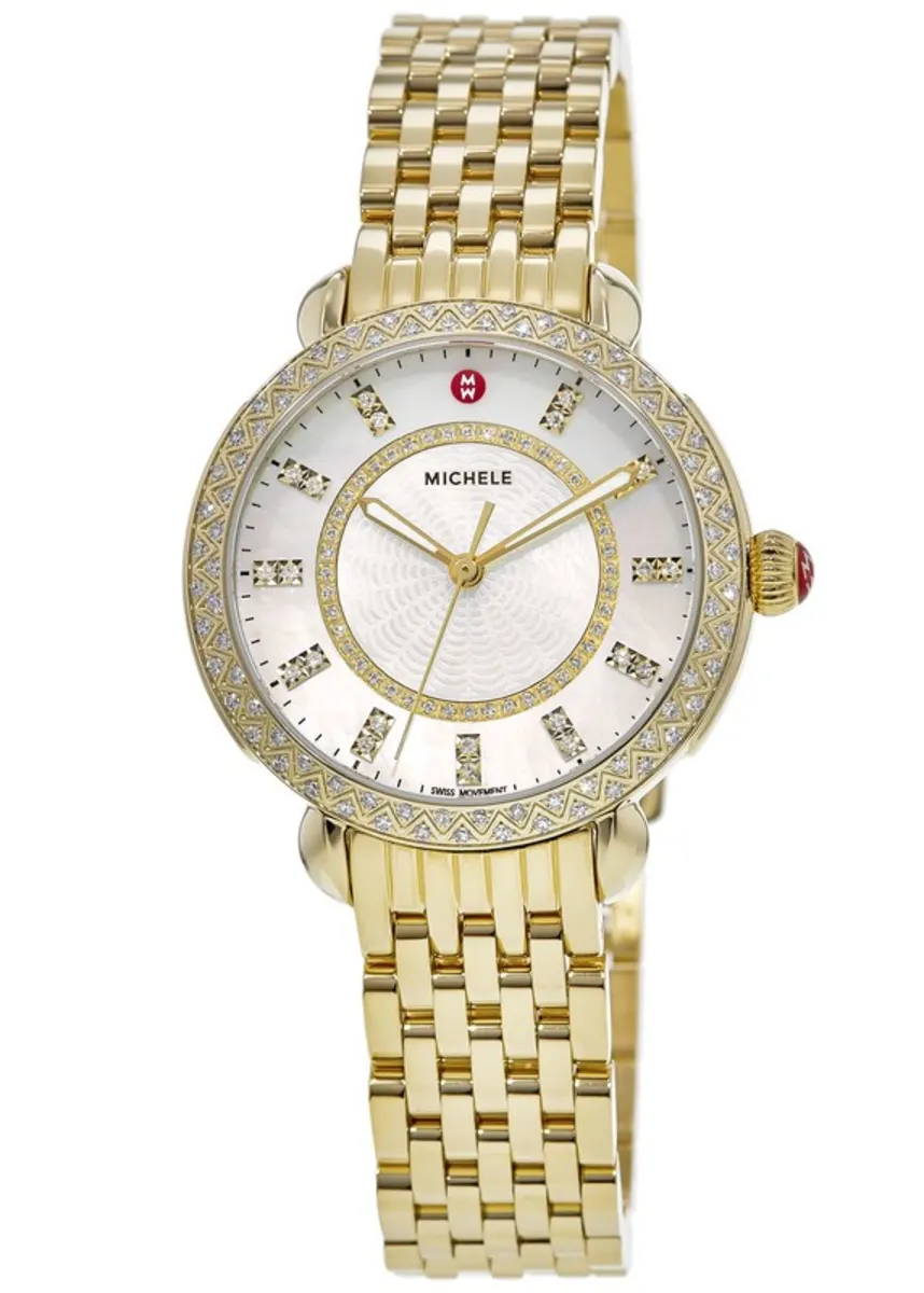 Sidney Diamond 18K Yellow Gold Plated Women's Watch MWW30B000004