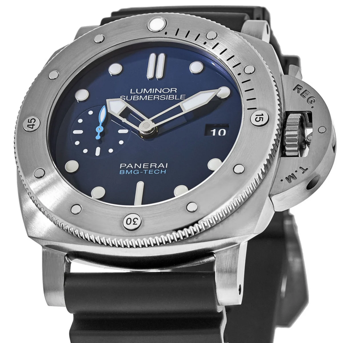 Submersible 47MM BMG-TECH Blue Dial Titanium Men's Watch PAM00692 - Image 2