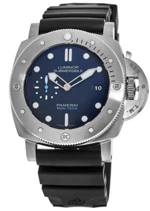 Submersible 47MM BMG-TECH Blue Dial Titanium Men's Watch PAM00692