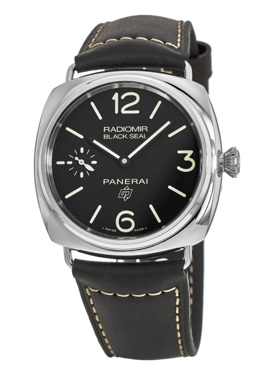 Radiomir Black Seal Logo Hand Wind Men's Watch PAM00754