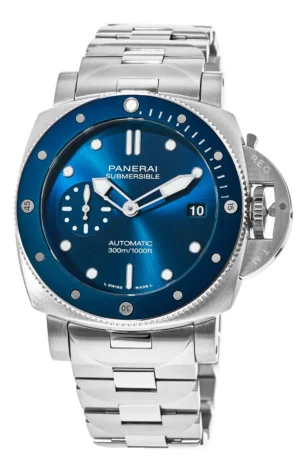 Submersible Blu Notte Automatic Blue Dial Steel Men's Watch PAM01068