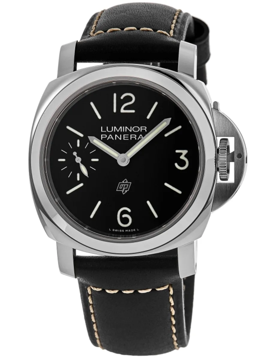 Luminor Black Dial Leather Strap Men's Watch PAM01084