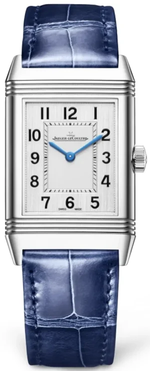 Reverso Classic Silver Dial Leather Strap Men's Watch Q2518540