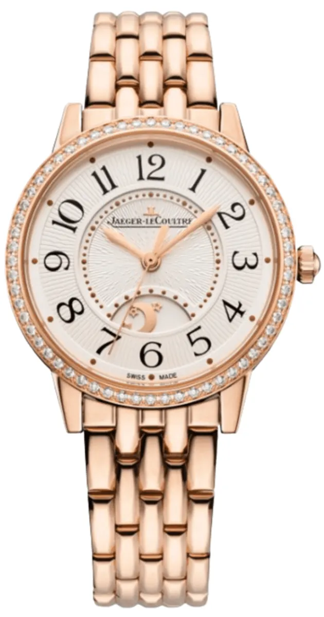 Rendez-Vous Night & Day 34mm Automatic Grey Dial Diamond Bezel 18K Rose Gold Women's Watch Q3442130