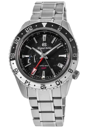 Sport Collection Black Dial Steel Men's Watch SBGE277G
