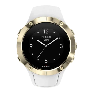 Spartan Trainer Gold Tone Bezel White Strap Men's Watch SS023426000