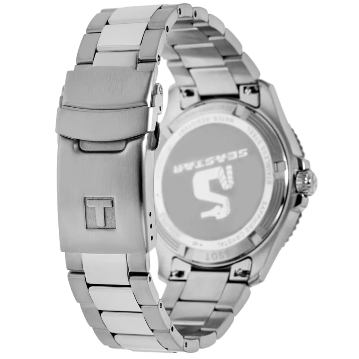 Seastar 1000 Quartz 36mm Black Dial Steel Unisex Watch T120.210.11.051.00 - Image 4