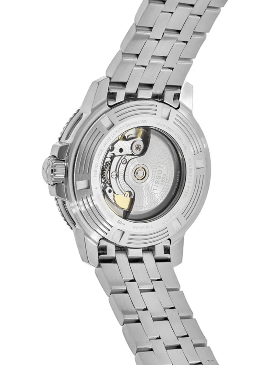 Seastar 1000 Black Dial Stainless Steel Men's Watch T120.407.11.051.00 - Image 2