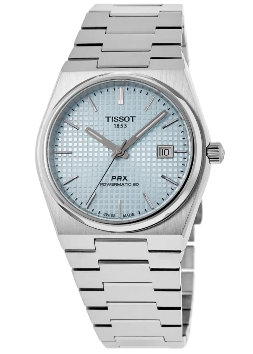 PRX Powermatic 80 Ice Blue Dial 35mm Steel Women's Watch T137.207.11.351.00