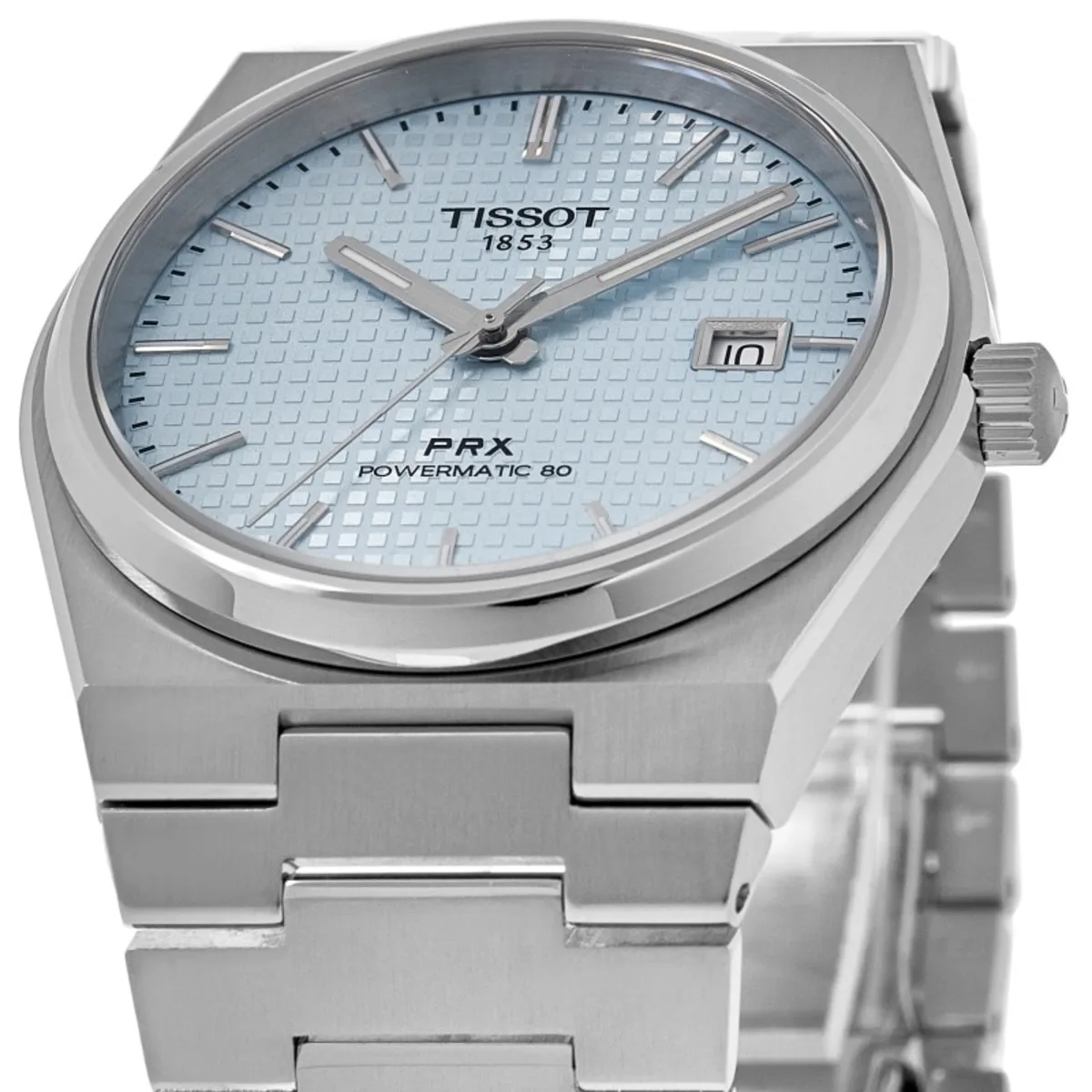 PRX Powermatic 80 Ice Blue Dial 35mm Steel Women's Watch T137.207.11.351.00 - Image 2