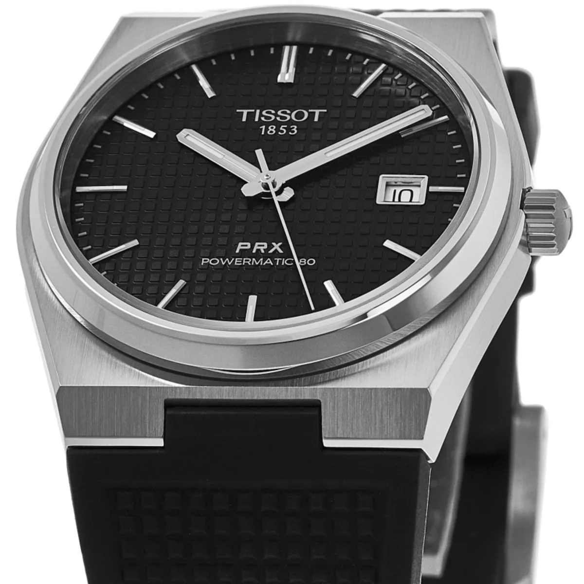 PRX Powermatic 80 Automatic Black Dial Rubber Strap Men's Watch T137.407.17.051.00 - Image 2