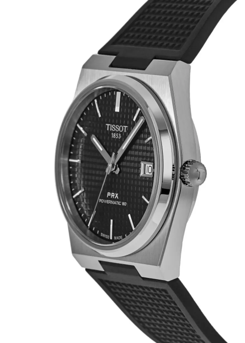 PRX Powermatic 80 Automatic Black Dial Rubber Strap Men's Watch T137.407.17.051.00 - Image 3