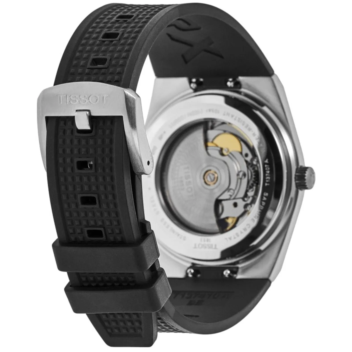 PRX Powermatic 80 Automatic Black Dial Rubber Strap Men's Watch T137.407.17.051.00 - Image 4