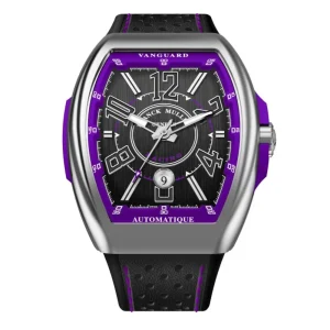 Vanguard Racing Black Dial Rubber Strap Men's Watch V 45 SC DT RCG (VL) AC