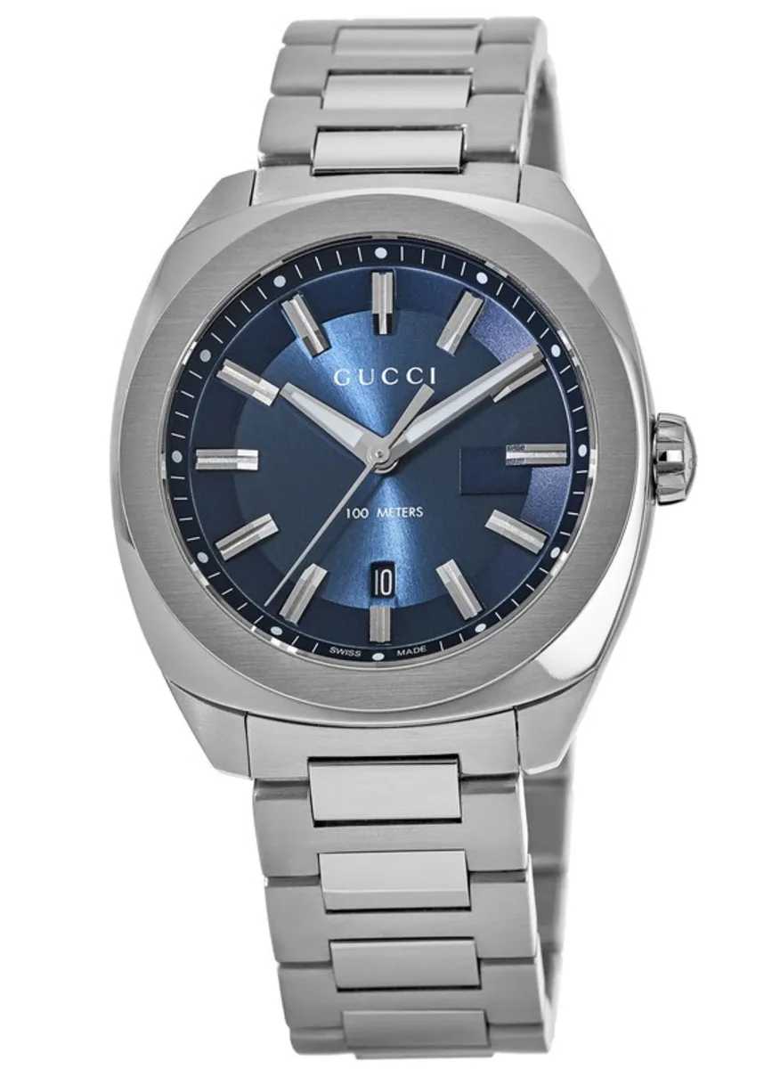 GG2570 Blue Dial Stainless Steel Men's Watch YA142303