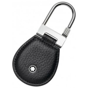 Meisterstruck Soft Grain Black Leather Key Fob Keychain 111130