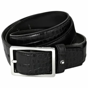 Casual Black Leather Belt 112935
