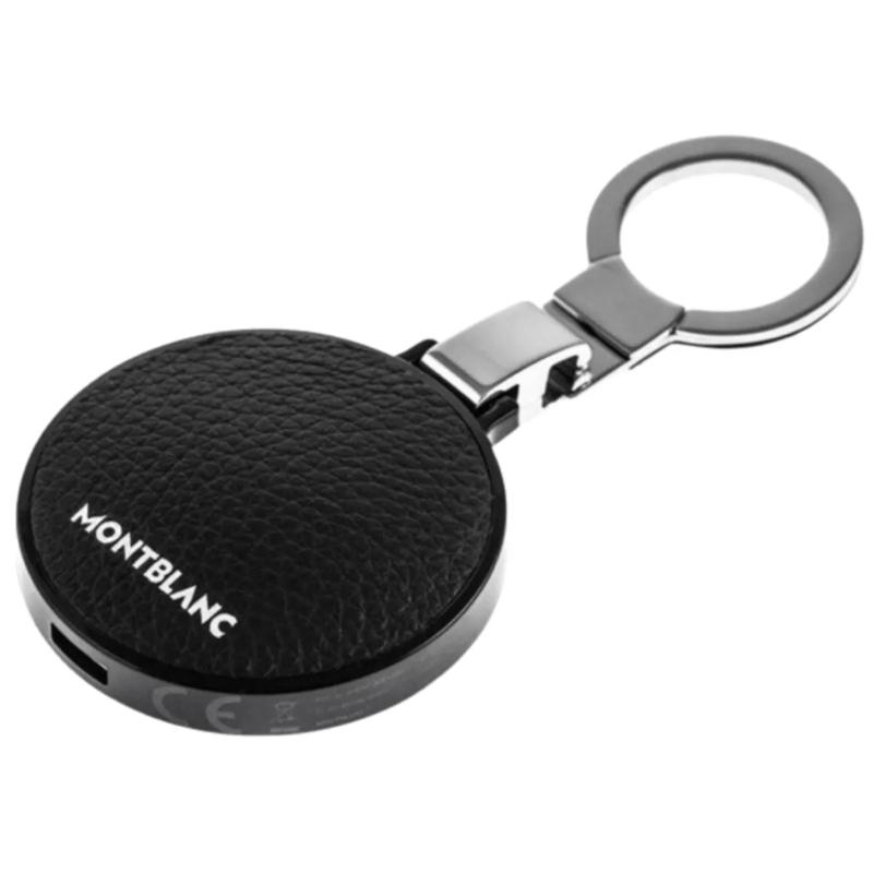 Meisterstuck Soft Grain Leather E-tag Key Fob Keychain 114197