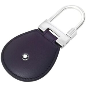 Meisterstück Selection Sfumato Dark Purple Leather Key Fob Keychain 114518
