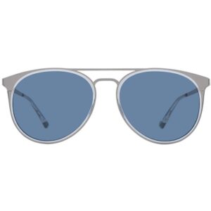Silver Pilot Light Blue Mirror Unisex Sunglasses 6700000000056