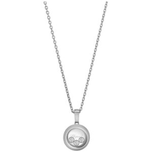 Happy Diamonds Icons 18K White Gold and Diamond Women's Pendant 79A018-1001