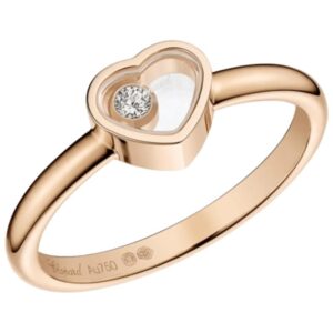 Happy Hearts 18K Rose Gold and Diamond Women's Ring 82A086-5000