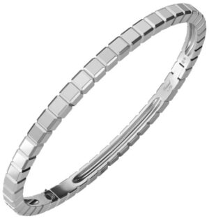 Ice Cube 18K White Gold Size M Women's Bracelet 858350-1002
